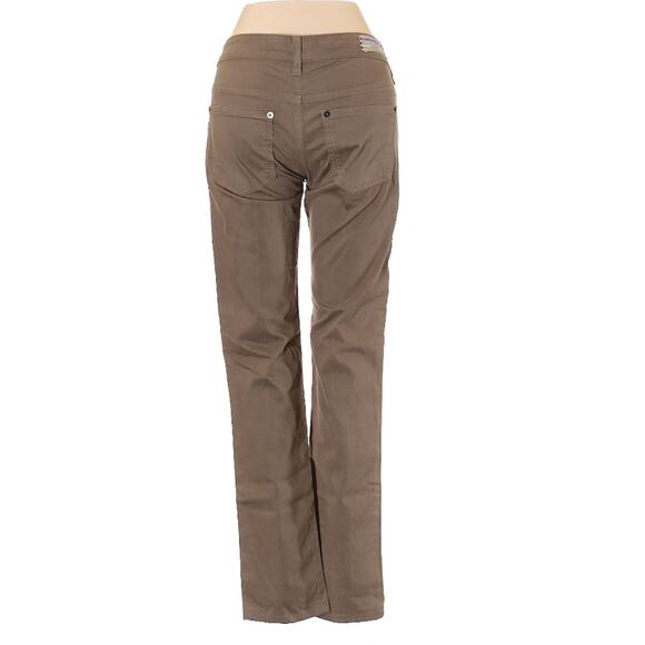 Vanessa Bruno Designer Casual Boho Tan Heddy Slim Court Low Rise Jeans Size 24 - Picture 2 of 16